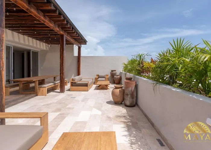 Nhoa 101b Lux 1br Pool Access In Aldea Zama Ferienhaus