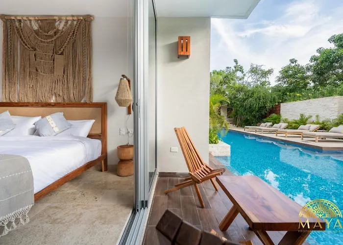 Nhoa 101b Lux 1br Pool Access In Aldea Zama Ferienhaus