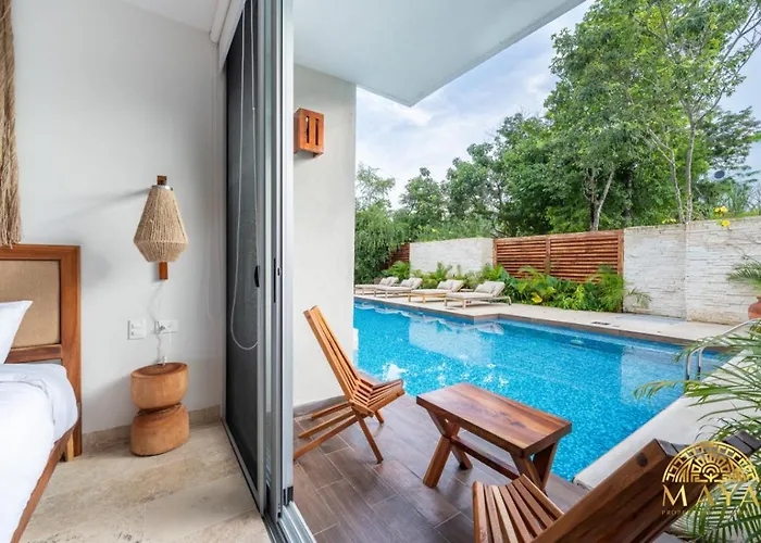 Nhoa 101b Lux 1br Pool Access In Aldea Zama * Tulum